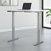 Huckins Height Adjustable Standing Desk Wood/Metal in Gray/White Laurel Foundry Modern Farmhouse® | 48 H x 71.02 W x 29.37 D in | Wayfair