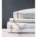 Eastern Accents Enzo 200 Thread Count 100% Percale Sheet Set 100% Egyptian-Quality Cotton/Percale | King | Wayfair 7SC-SSK36-WH-CO