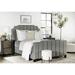 Everly Quinn Queen Bed In Light Grey Upholstered/Polyester in Gray | 57 H x 81.75 W x 87.5 D in | Wayfair 56CD904A81E74BEC892F3EA0CE5B7796