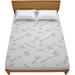 Alwyn Home Germany Premium Rayon from Bamboo Hypoallergenic & Waterproof Mattress Protector Cotton Blend | 80 H x 78 W x 16 D in | Wayfair