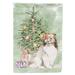 The Holiday Aisle® Defonta 2-Sided Polyester 40 x 28 in. House Flag in Green/White | 40 H x 28 W in | Wayfair 6E8DEC71D0BE49F390F5A5EABA45359E