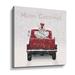 The Holiday Aisle® Merry Christmas Truck - Graphic Art on Canvas in White | 36 H x 36 W x 2 D in | Wayfair 979E0FA0DCF9442D87F78C4751B11E15