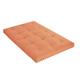 Matelas futon coeur latex ferme 13cm orange 140x200