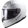 LS2 Vector II Solid Helm, weiss, Größe XS