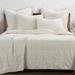 HiEnd Accents Stonewashed Cotton Canvas Vintage Chic Coverlet, 1PC