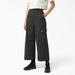 Dickies Women's Regular Fit Cargo Pants - Stonewashed Black Size 10 (FPR03)