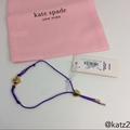 Kate Spade Jewelry | Kate Spade Everyday Spade Enamel Slider Bracelet | Color: Gold/Purple | Size: Os