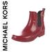 Michael Kors Shoes | Michael Kors * Chelsea Rain Boots | Color: Black/Red | Size: 6