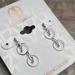 Giani Bernini Jewelry | Giani Bernini 925 Sterling Silver Double Ring Drop Earrings | Color: Silver | Size: Os