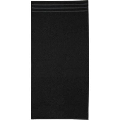 Handtuch KLEINE WOLKE "Royal, 1 Stück (50/100 cm)", schwarz, B:50cm L:100cm, Frottier, Baumwolle, Handtücher (Packung), Uni Farben, mit Bordüre, weich, auch in verschiedenen Sets erhältlich Image