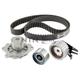 SNR Wasserpumpe + Zahnriemensatz für CADILLAC ALFA ROMEO SUZUKI JEEP FIAT VAUXHALL SAAB LANCIA OPEL CHEVROLET 7762925 17400-79J50 12810-79J52 KDP458.