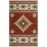 Alora Decor Ryder Brown, Tan, and Grey Hand-tufted Wool Rug