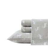 Eddie Bauer 100% Cotton Flannel Novelty Prints Sheet Set