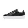 Sneaker PUMA "PUMA Vikky Stacked Sneakers Damen" Gr. 37.5, schwarz-weiß (black) Schuhe Skaterschuh Plateausneaker Sneaker low