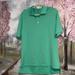 Adidas Shirts | Adidas Climacool Golf Polo Short Sleeve Shirt Men's Green Sz Medium | Color: Green/White | Size: M