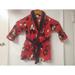 Disney Pajamas | Disney Kid's Mickey Mouse Red Fleece Robe, Size 2t | Color: Black/Red | Size: 2t