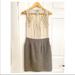 Anthropologie Dresses | Anthropologie Silk And Tweed Dress | Color: Brown/Tan | Size: 12