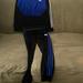 Adidas Matching Sets | Adidas Black And Blue Jogging Suit. Pants And Jacket Are Youth Large. Unused | Color: Black/Blue | Size: Lb