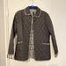 Burberry Jackets & Coats | Diamond Quilted Classic Burberry Jacket With Silver Shimmer | Color: Black/Silver | Size: S