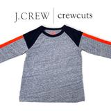 J. Crew Shirts & Tops | J Crew Toddler Boys Long Sleeve Shirt With Neon Stripe | Color: Gray/Orange | Size: 3tb