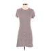 Brandy Melville Casual Dress - Mini: Red Marled Dresses