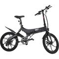 E-Bike SXT SCOOTERS "Velox MAX" E-Bikes Gr. 41 cm, 20 Zoll (50,80 cm), schwarz (schwarz, braun) E-Bikes