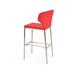 sohoConcept Amed Metal Stool Upholstered/Metal in Gray | 36 H x 17 W x 21 D in | Wayfair AMD-MET-CHR-BAR-06