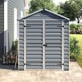 Canopia Skylight 6' x 5' Polycarbonate & Aluminum Traditional Storage Shed in Gray | 85.4 H x 80 W x 66 D in | Wayfair 702395