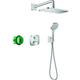 Hansgrohe - Croma e - Set de douche 280, avec thermostat Ecostat e encastré, chrome 27953000