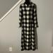 Polo By Ralph Lauren Dresses | Buffalo Check Black And While Button Down Dress | Color: Black/White | Size: 4
