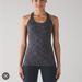 Lululemon Athletica Tops | Lululemon Cool Racerback Tank Top | Color: Black/Gray | Size: 6