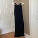 Zara Dresses | Black Zara Linen Maxi Dress Sz L | Color: Black | Size: L