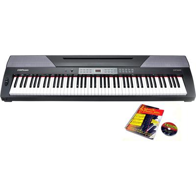 Stage-Piano CLIFTON "DP2600" Tasteninstrumente Gr. B/H: 137 cm x 14 cm, schwarz Pianos mit 88 gewichteten Tasten