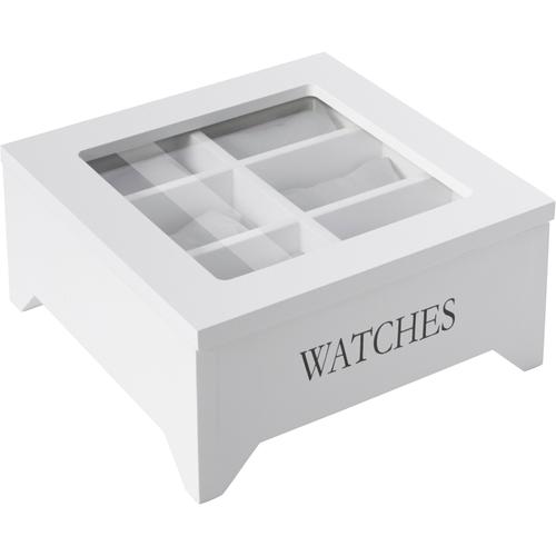 Home affaire Uhrenbox WATCHES weiß Herren Uhrenboxen Uhren