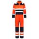 Tricorp 753009 Safety Warnschutz Bicolor Overall, 80% Polyester/20% Baumwolle, 100% Nylon (500D) Cordura, 280g/m², Fluorgelb-Tinte, Größe 62