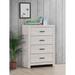 CDecor Home Furnishings Geary 3-Piece Bedroom Set w/ Chest Wood in White | 52.25 H x 63 W x 85.75 D in | Wayfair 206828Q-S3C