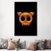 East Urban Home 'Pig Skull' Graphic Art Print on Canvas Metal in Black | 60 H x 40 W x 1.5 D in | Wayfair 29FB0C0004DE472AB4B62C72CA82115E