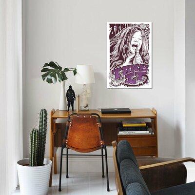 East Urban Home 'Take It (Janis Joplin)' Vintage Advertisement on Canvas Canvas/Metal in Green | 60 H x 40 W x 1.5 D in | Wayfair