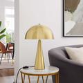Selena Metal Table Lamp by Modway Metal in Yellow | 18 H x 12 W x 12 D in | Wayfair EEI-5624-SBR