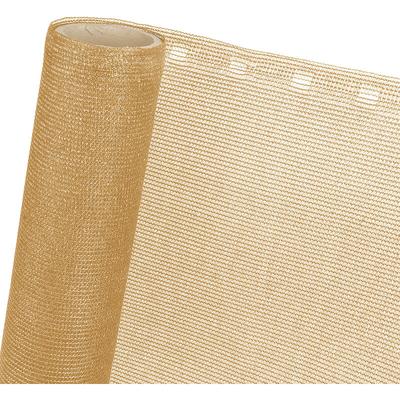 Zaunblende 85 % in 1,5m Breite (Meterware) Sichtblende Schattiernetz in beige Image