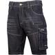 Lahti PRO Herren Jeans Cargo Herren-Arbeitsshorts Shorts | Größe: 2XL | Farbe: Schwarz | Arbeitshose Sommer für Männer | Kurze Arbeitshosen | Hose aus Baumwolle | EN ISO 13688 | mit Werkzeug-Taschen