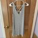 American Eagle Outfitters Dresses | American Eagle - White & Black Striped Swing Dress - M | Color: Black/White | Size: M