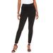 Plus Size Women's Corduroy Legging by Roaman's in Black (Size 40 W) Stretch Pants