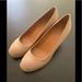 J. Crew Shoes | J Crew Canvas Espadrille Wedges Natural Beige Size 8 | Color: Cream/Tan | Size: 8