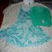 Lularoe Dresses | Lularoe Teal Tie Dye Nicki A-Line Dress & Cheryl Mint Green Cardigan Nwt 2xl | Color: Green/White | Size: 2x