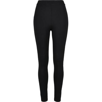 Leggings URBAN CLASSICS "Urban Classics Damen Ladies Flock Lace Stripe Leggings", Damen, Gr. 4XL, US-Größen, schwarz, 96% Baumwolle, 4% Elasthan, gestreift, slim fit, Hosen Image