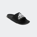 Badesandale ADIDAS SPORTSWEAR "COMFORT ADILETTE" Gr. 39, schwarz-weiß (core black, cloud white, core black) Schuhe Badelatschen Pantolette Badeschuhe Surf-Boots