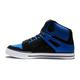 DC Shoes Men's Pure Sneaker, Black/Royal, 7.5 UK