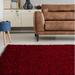 Red 43.2 x 1.969 in Area Rug - Kaleen Curtsi Shag Area Rug Polyester | 43.2 W x 1.969 D in | Wayfair CUR01-25-3656