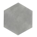 Roca Tiles Maiolica Hexagon 7" x 8" Flat Ceramic Tile Ceramic in Gray | 8 H x 7 W x 10 D in | Wayfair MAIW761-78H